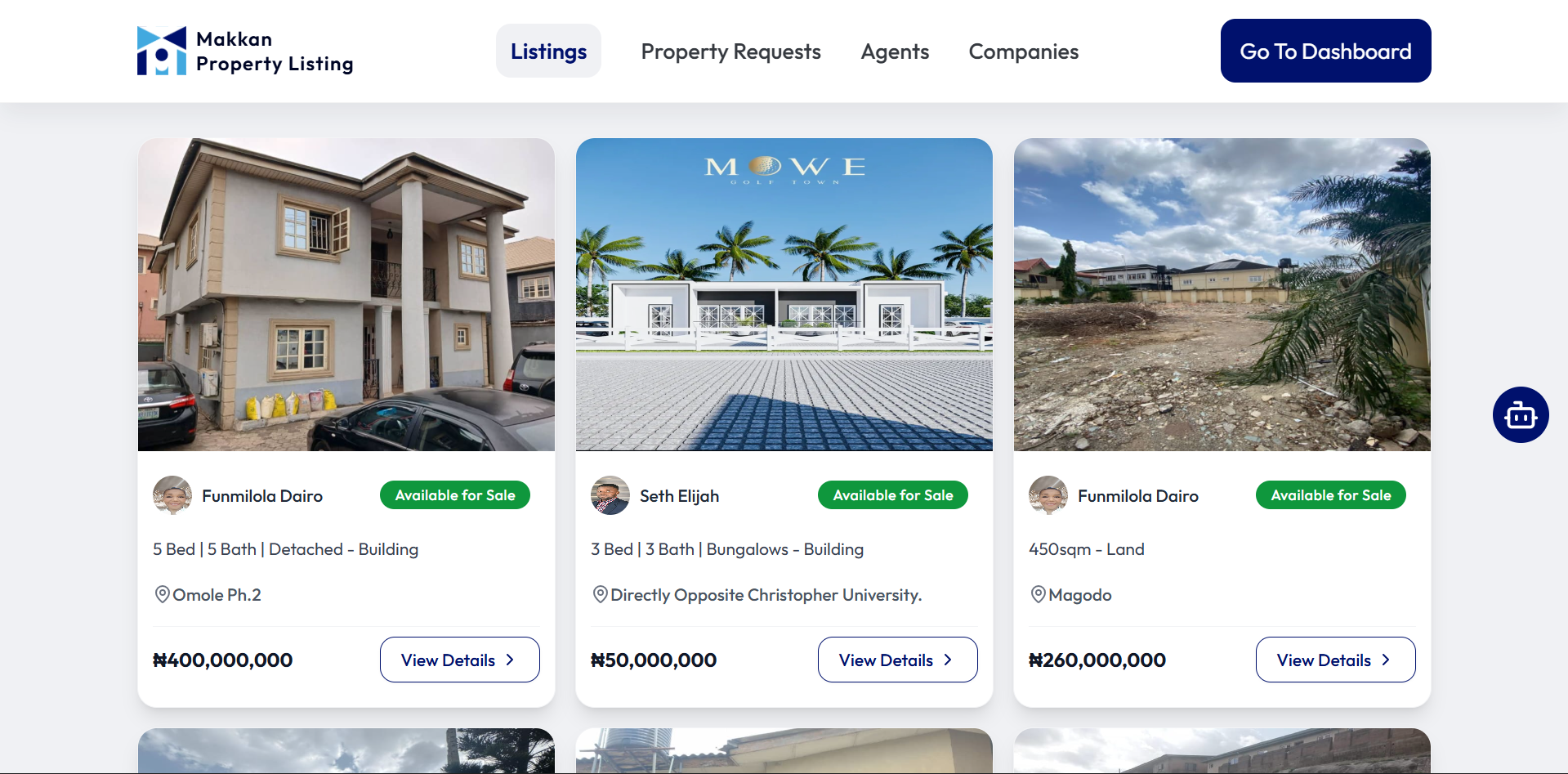 Makkan Property Listing screenshot 1