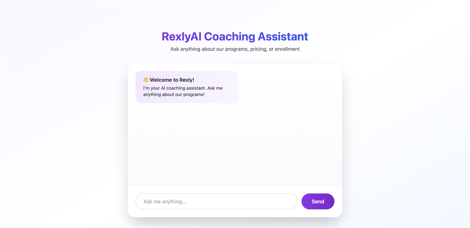 Rexly Chatbot