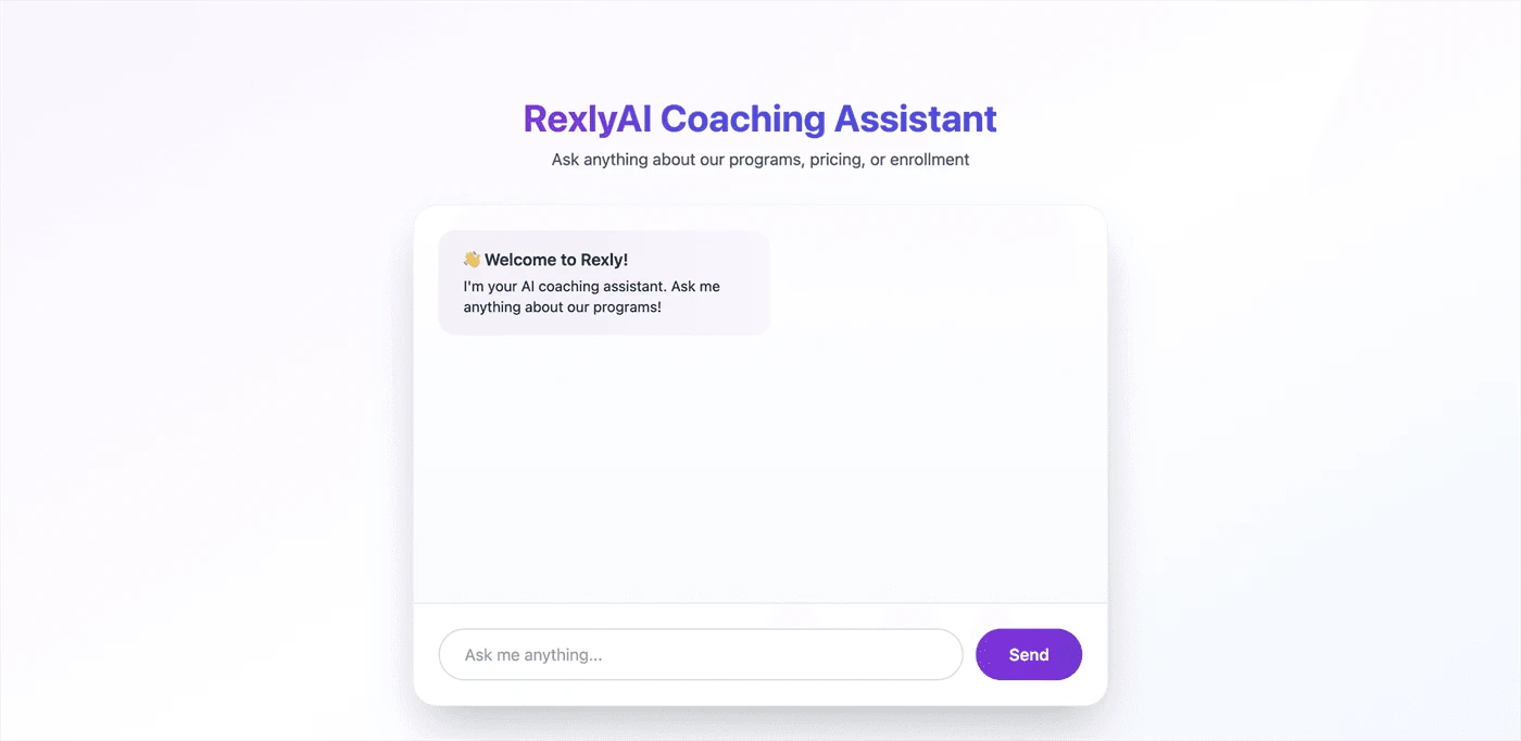 Rexly Chatbot